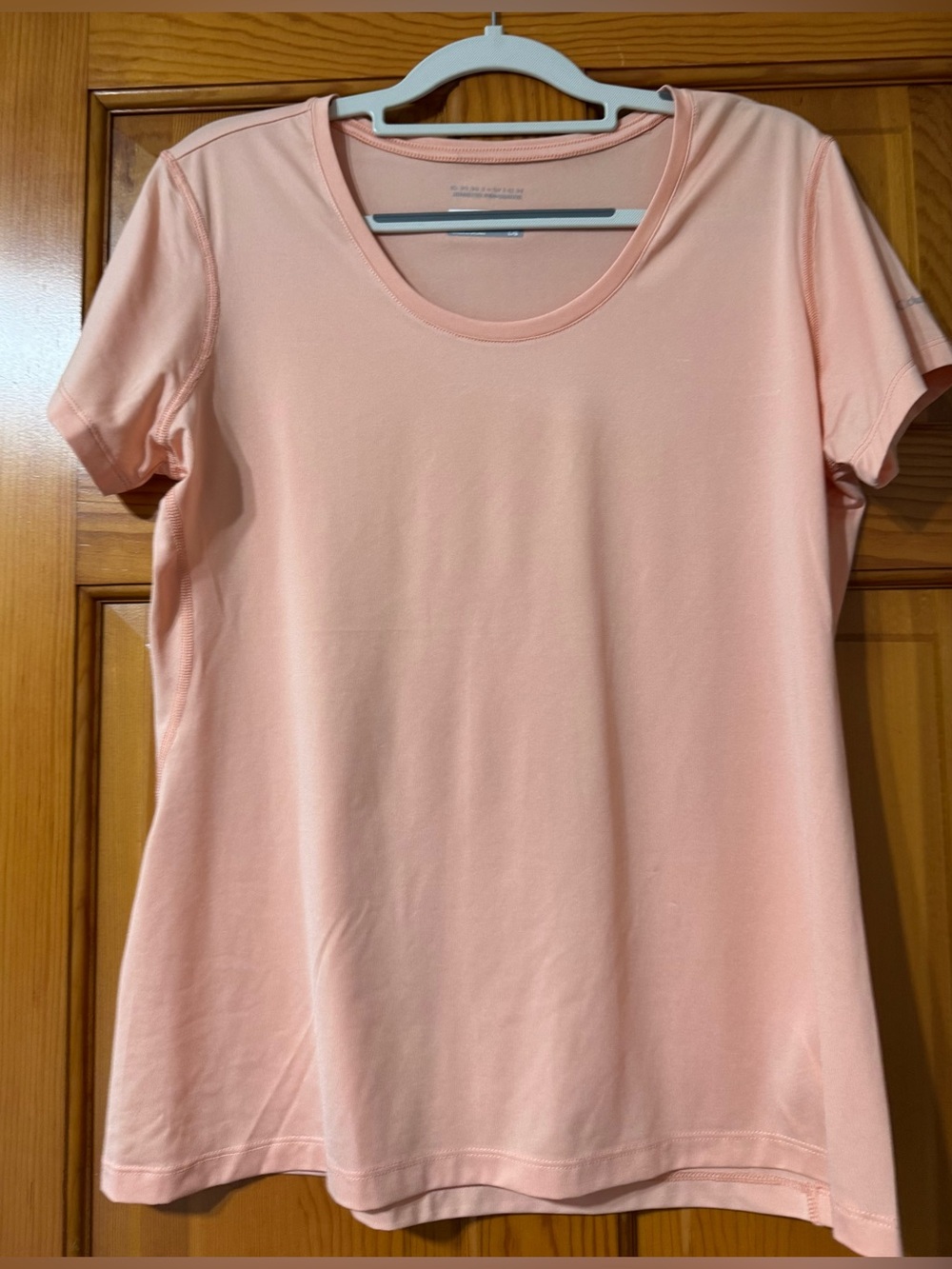 Columbia Women's Peach Short-Sleeve Active Tee